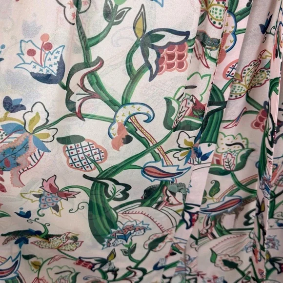 Ted Baker Pink Jungle Floral Maxi Dress Belted Sleeveless Occasion US 6 - Picture 8 of 12